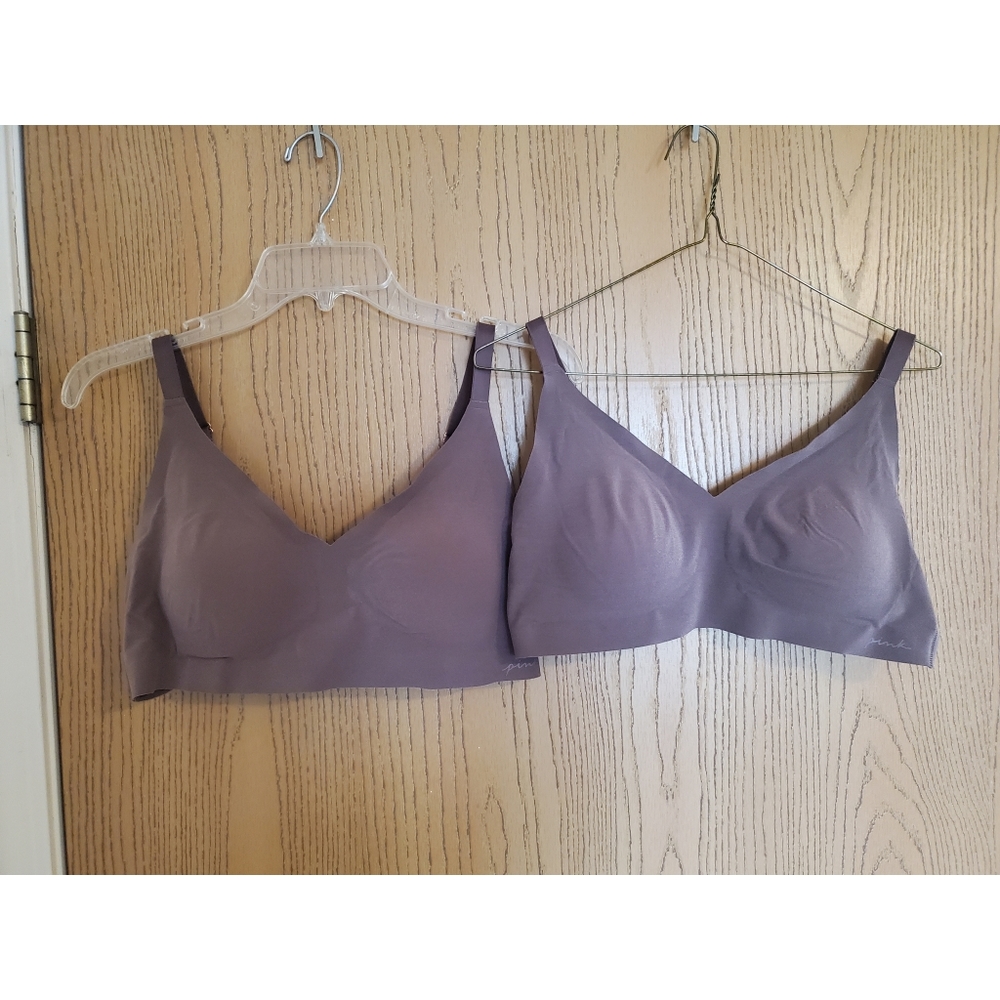 2 XL PINK Victoria's Secret Bralettes